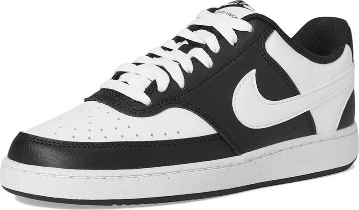 Nike Court Vision Low Next Nature Women's Shoes Black/White : 11 M, Faux Leather - Image 5