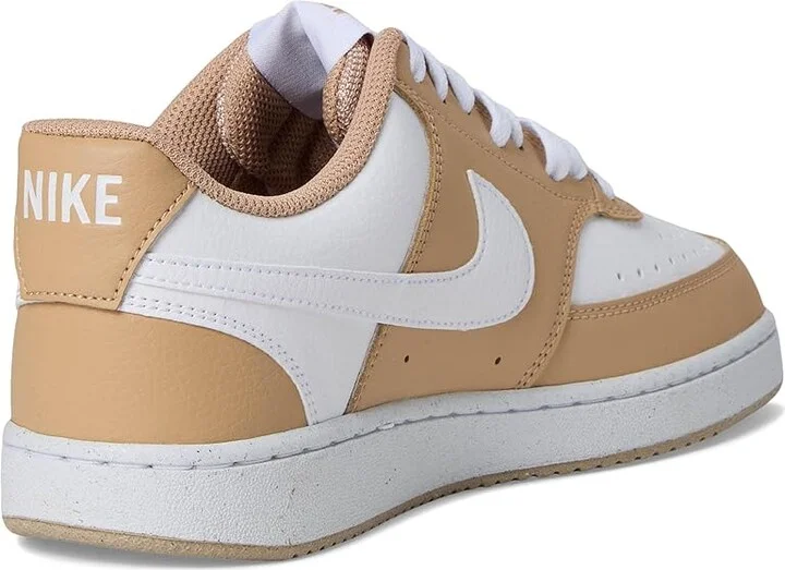 Nike Court Vision Low Next Nature Women's Shoes Hemp/White : 10.5 M, Faux Leather - Image 4
