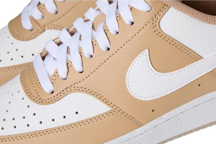 Nike Court Vision Low Next Nature Women's Shoes Hemp/White : 10.5 M, Faux Leather - Image 7