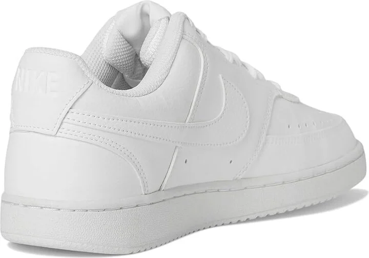 Nike Court Vision Low Next Nature Women's Shoes White/White/White : 9 M, Faux Leather - Image 4