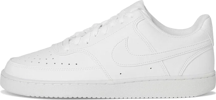 Nike Court Vision Low Next Nature Women's Shoes White/White/White : 9 M, Faux Leather - Image 6