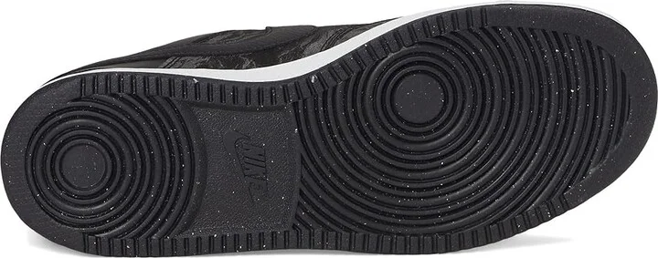 Nike Court Vision Low Women's Shoes Black/Black/White : 11 B - Medium, Synthetic - Image 3