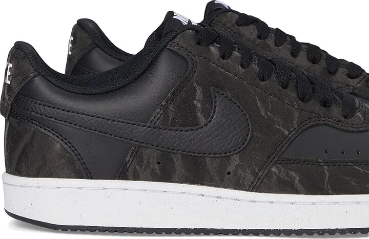 Nike Court Vision Low Women's Shoes Black/Black/White : 11 B - Medium, Synthetic - Image 7