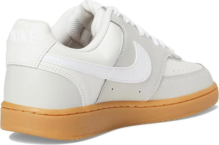 Nike Court Vision Low Women's Shoes Light Bone/White/Phantom/Gum Yellow : 8 B - Medium, Synthetic - Image 4