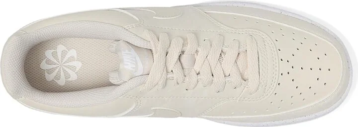 Nike Court Vision Low Women's Shoes Light Orewood Brown/Light Orewood Brown/White : 10.5 B - Medium, Synthetic - Image 2