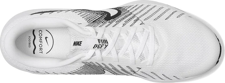 Nike Defy Men's Shoes White/Black : 11 M, Textile - Image 2