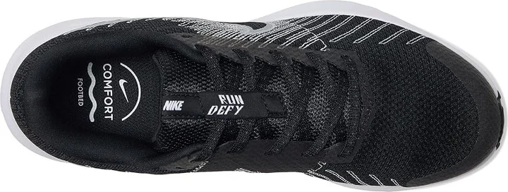Nike Defy Women's Shoes Black/White/Wolf Grey : 5.5 M, Textile - Image 2