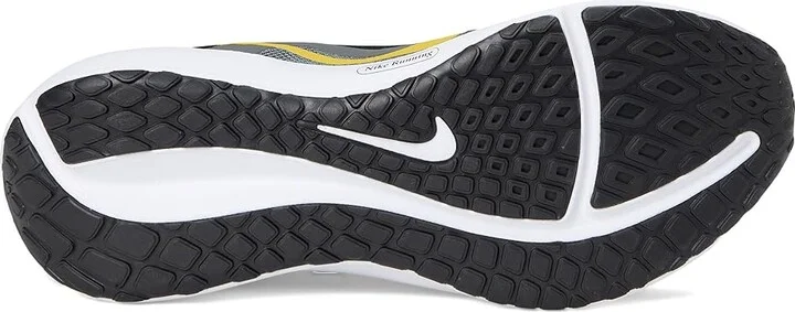 Nike Downshifter 13 Men's Shoes Black/Bright Citron/Iron Grey/White : 8.5 D - Medium, Textile - Image 3