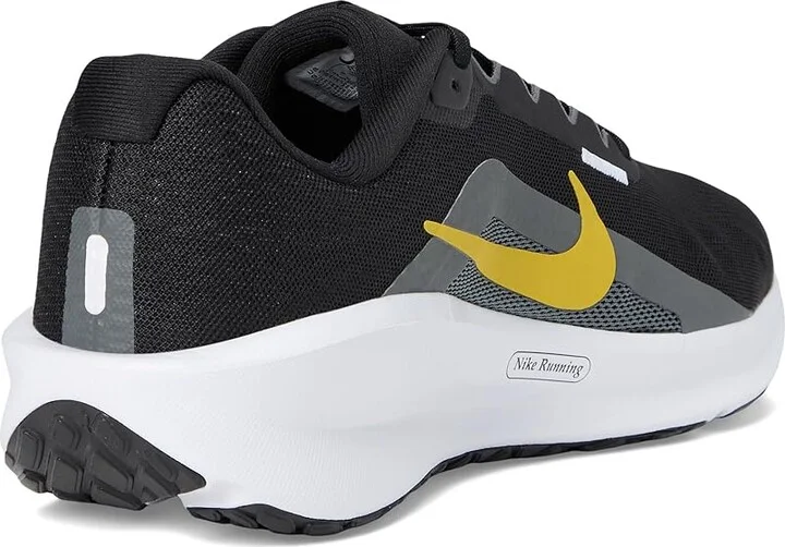 Nike Downshifter 13 Men's Shoes Black/Bright Citron/Iron Grey/White : 8.5 D - Medium, Textile - Image 4