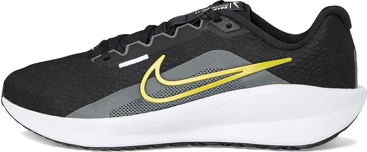 Nike Downshifter 13 Men's Shoes Black/Bright Citron/Iron Grey/White : 8.5 D - Medium, Textile - Image 6