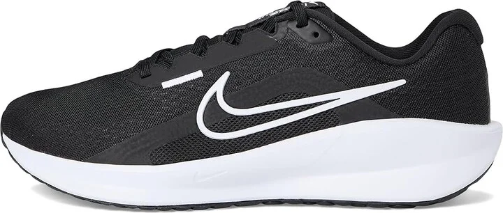 Nike Downshifter 13 Men's Shoes Black/White/Dark Smoke Grey : 13 D - Medium, Textile - Image 6