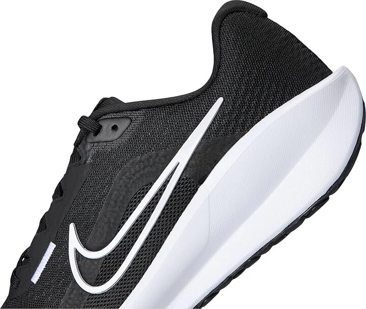Nike Downshifter 13 Men's Shoes Black/White/Dark Smoke Grey : 13 D - Medium, Textile - Image 7