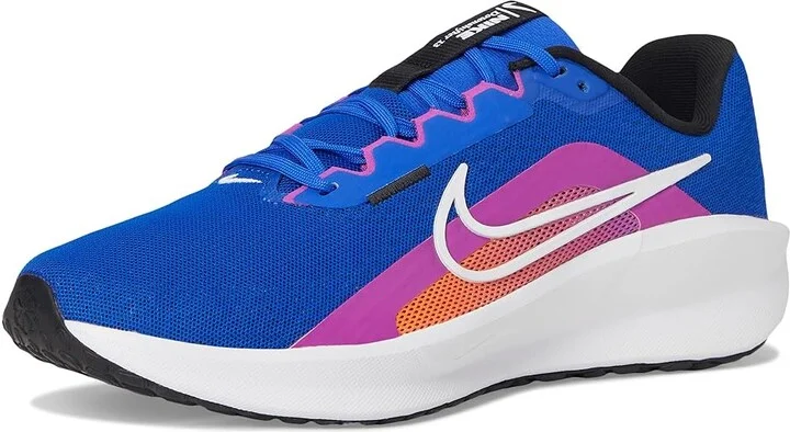 Nike Downshifter 13 Men's Shoes Racer Blue/White/Hyper Violet : 11.5 D - Medium, Textile - Image 5