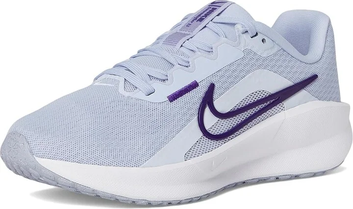 Nike Downshifter 13 Women's Shoes Ghost/Court Purple/Football Grey/White : 10 B - Medium, Textile - Image 5