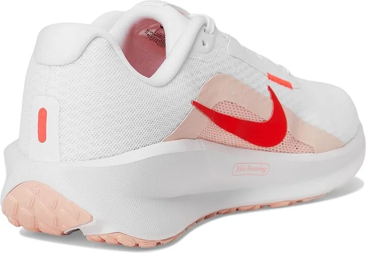 Nike Downshifter 13 Women's Shoes White/ Bright Crimson/Washed Coral : 6.5 B - Medium, Textile - Image 4