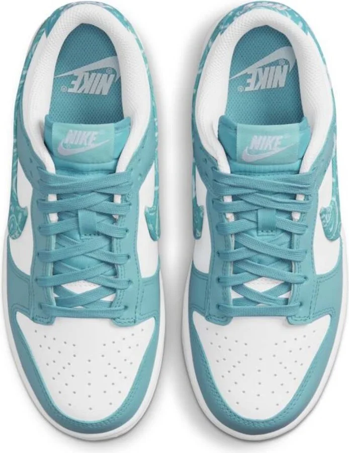 Nike Dunk Low Essential sneakers in white/worn blue - Image 3