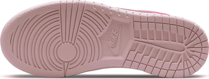 Nike Dunk Low Little Kids' Shoes in Pink | DH9756-600 - Image 2