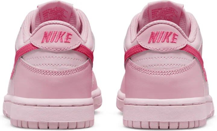 Nike Dunk Low Little Kids' Shoes in Pink | DH9756-600 - Image 6