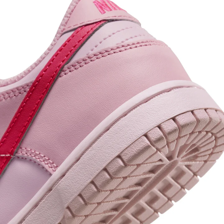 Nike Dunk Low Little Kids' Shoes in Pink | DH9756-600 - Image 8