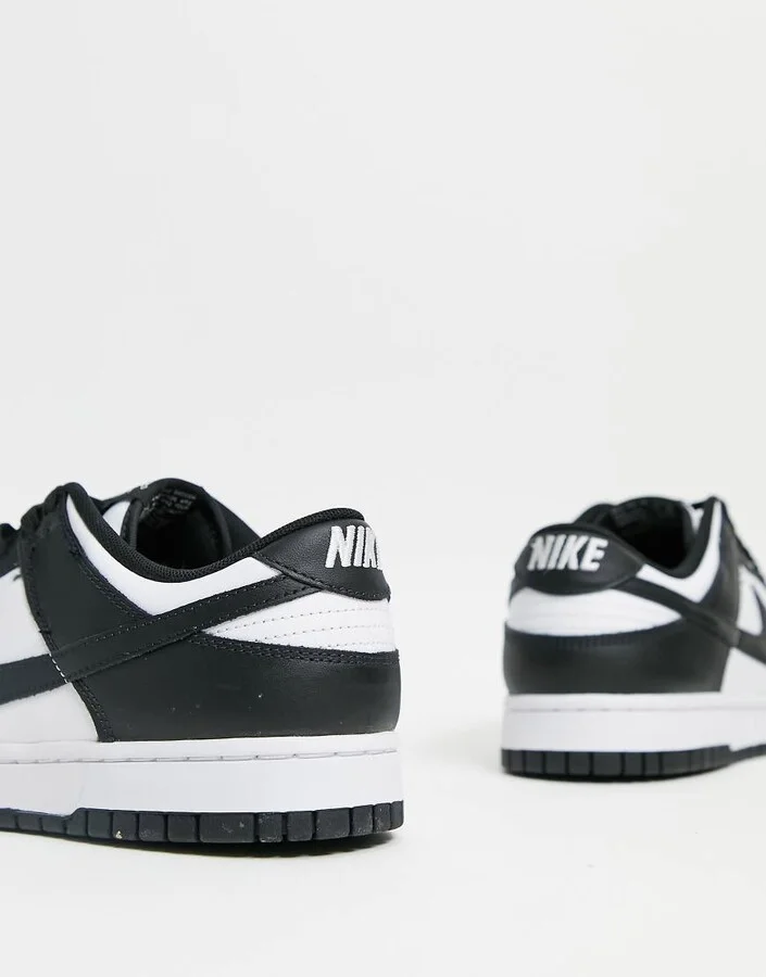 Nike Dunk Low Retro sneakers in black and white - Image 4