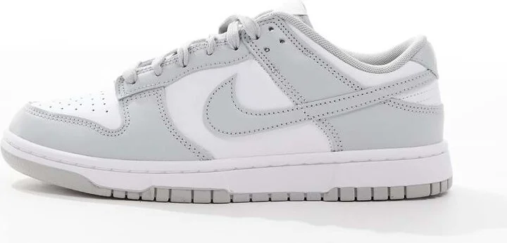 Nike Dunk Low Retro sneakers in gray and white - Image 2