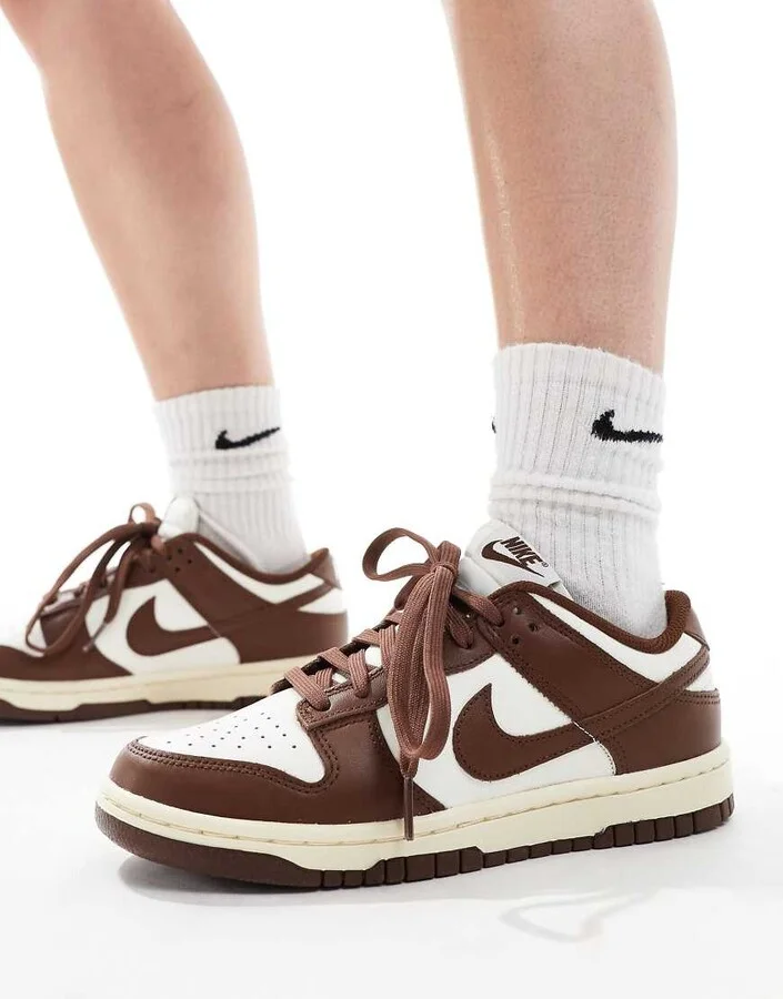 Nike Dunk Low sneakers in brown