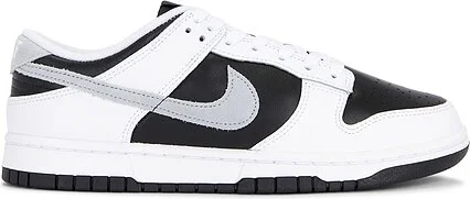 Nike Dunk Low Sneakers in White, Light Armory Blue, White, & Black