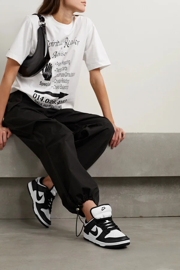 Nike - Dunk Low Twist Leather Sneakers - Black - Image 2