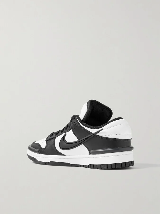 Nike - Dunk Low Twist Leather Sneakers - Black - Image 3