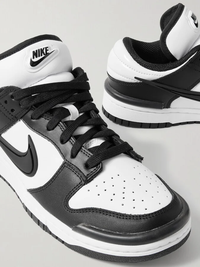 Nike - Dunk Low Twist Leather Sneakers - Black - Image 4