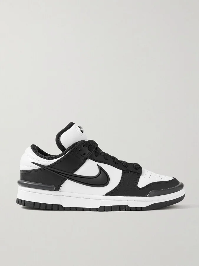 Nike - Dunk Low Twist Leather Sneakers - Black
