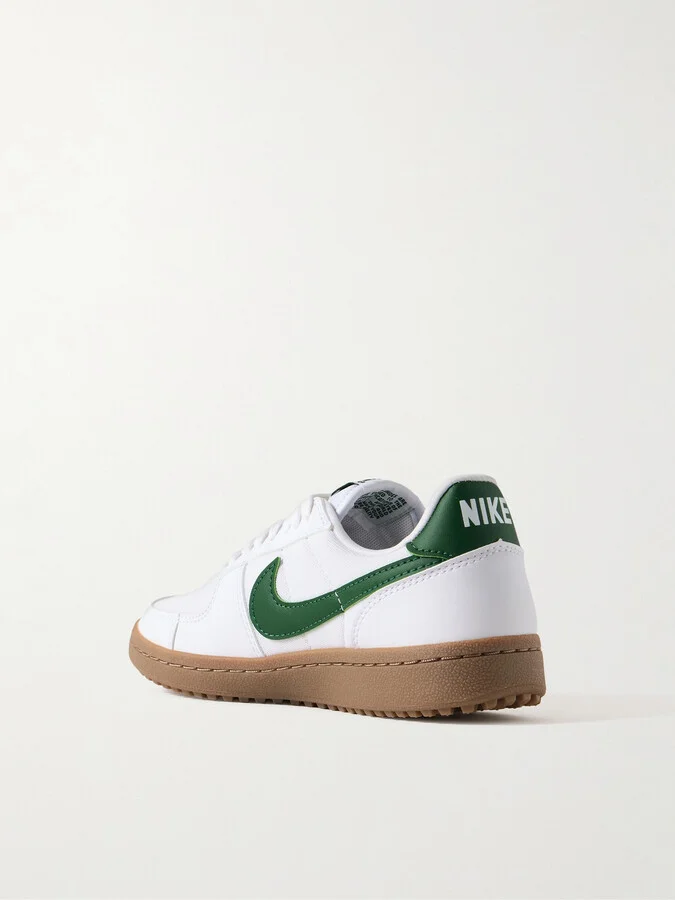 Nike - Field General Leather-trimmed Mesh Sneakers - White - Image 3
