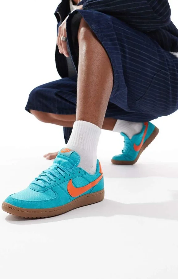 Nike Field General sneakers in blue and orange
