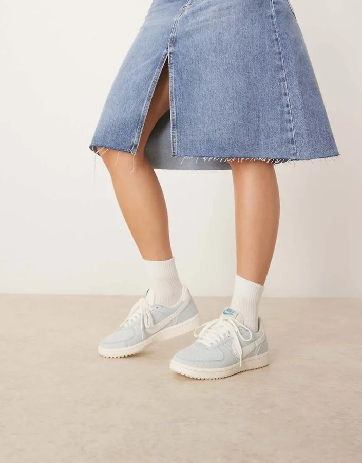 Nike Field General sneakers in denim blue - Image 3