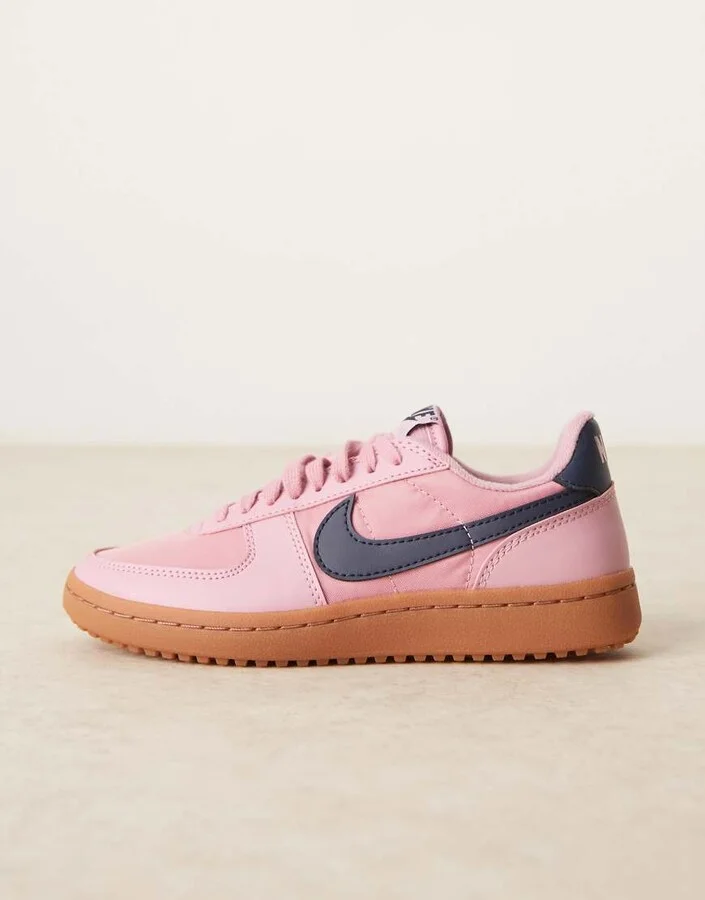 Nike Field General sneakers in pink and navy - Image 2