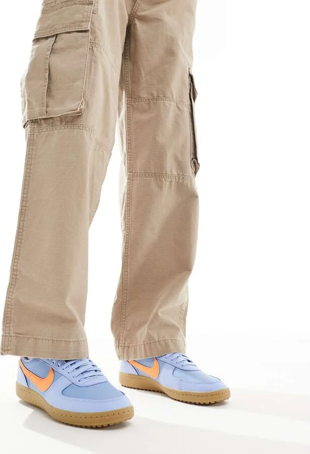 Nike Field General sneakers in purple and orange - Image 4