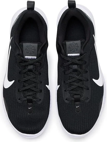 Nike Flex Experience Run 12 Men's Cross Training Shoes Black/White/Dark Smoke Grey : 10 M, Synthetic - Image 2