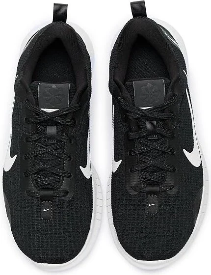 Nike Flex Experience Run 12 Women's Shoes Black/White/Dark Smoke Grey : 11 M, Textile - Image 2