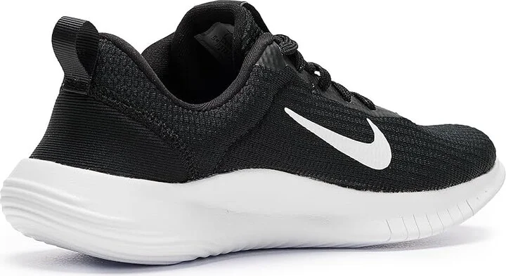 Nike Flex Experience Run 12 Women's Shoes Black/White/Dark Smoke Grey : 11 M, Textile - Image 3