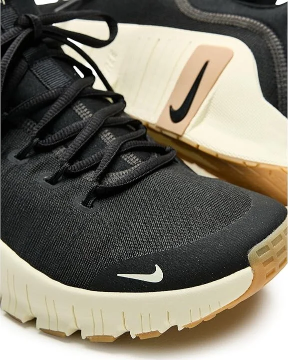Nike Free Metcon 6 Men's Cross Training Shoes Black/Coconut Milk/Gum Light Brown : 13 M, Synthetic - Image 7