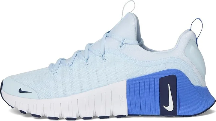 Nike Free Metcon 6 Men's Cross Training Shoes Blue Tint/White/Comet Blue/Midnight Navy : 6 M, Synthetic - Image 6