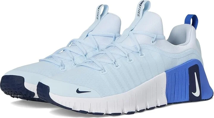 Nike Free Metcon 6 Men's Cross Training Shoes Blue Tint/White/Comet Blue/Midnight Navy : 6 M, Synthetic