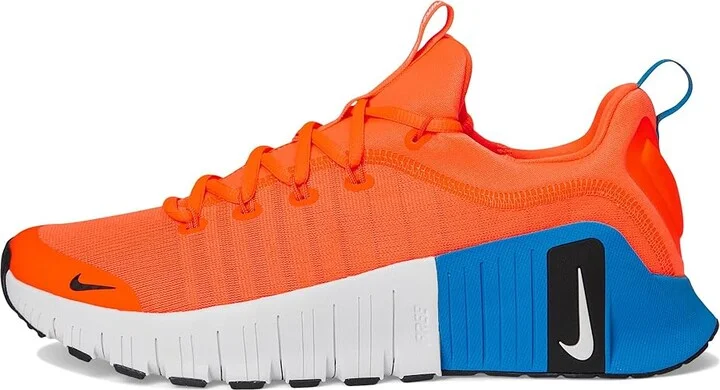 Nike Free Metcon 6 Men's Cross Training Shoes Total Orange/White/Photo Blue/Black : 8 M, Synthetic - Image 6