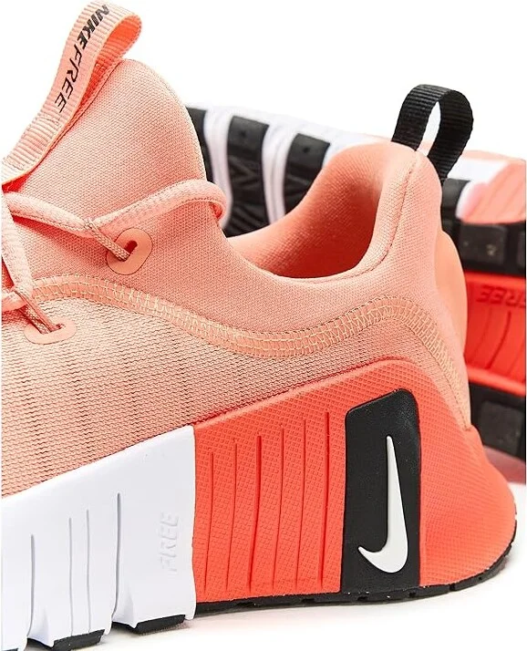 Nike Free Metcon 6 Women's Shoes Apricot Agate/White/Turf Orange/Black : 5 M - Image 7