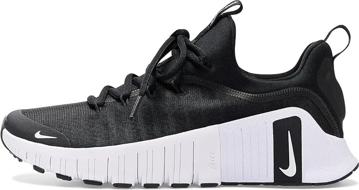 Nike Free Metcon 6 Women's Shoes Black/White : 7 M, Synthetic - Image 6
