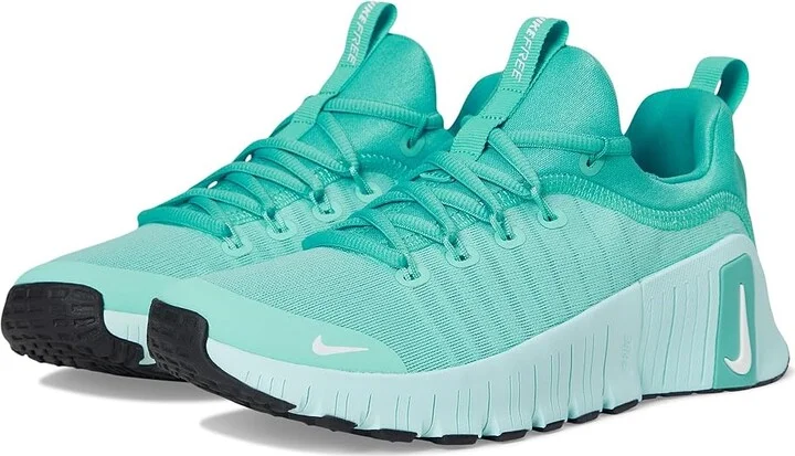 Nike Free Metcon 6 Women's Shoes Bleached Turquoise/White/Washed Teal/Teal Tint/Black : 6 M, Synthetic