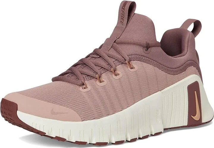 Nike Free Metcon 6 Women's Shoes Particle Pink/Metallic Rose Gold/Pale Ivory/Red Sepia : 11 M, Synthetic - Image 5
