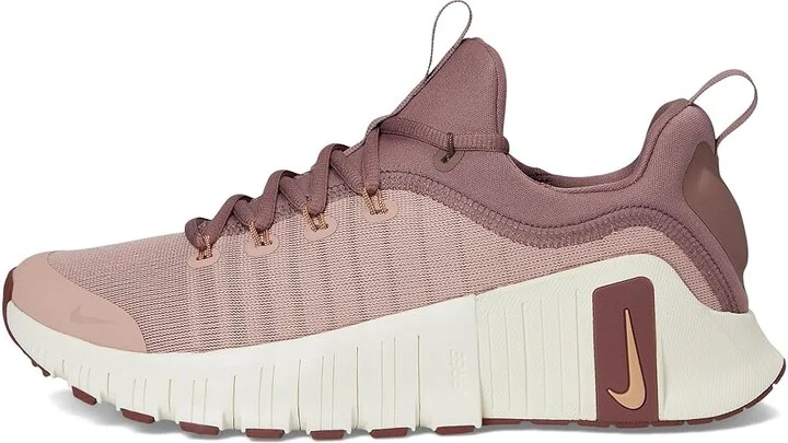 Nike Free Metcon 6 Women's Shoes Particle Pink/Metallic Rose Gold/Pale Ivory/Red Sepia : 11 M, Synthetic - Image 6