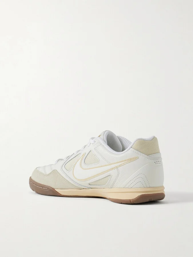 Nike - Gato Suede-trimmed Mesh And Leather Sneakers - Cream - Image 3