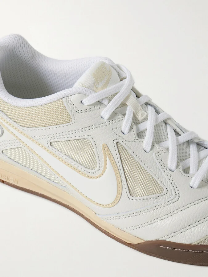 Nike - Gato Suede-trimmed Mesh And Leather Sneakers - Cream - Image 4